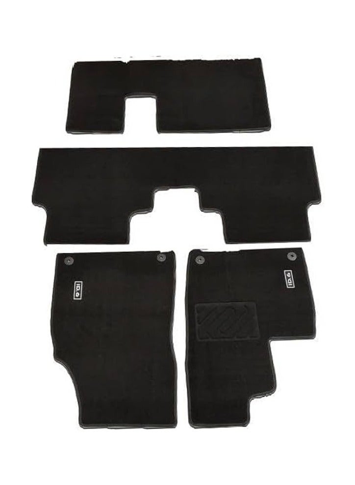 EV Protec VW ID6 Soft Floor Mats with Logo – 7 seater