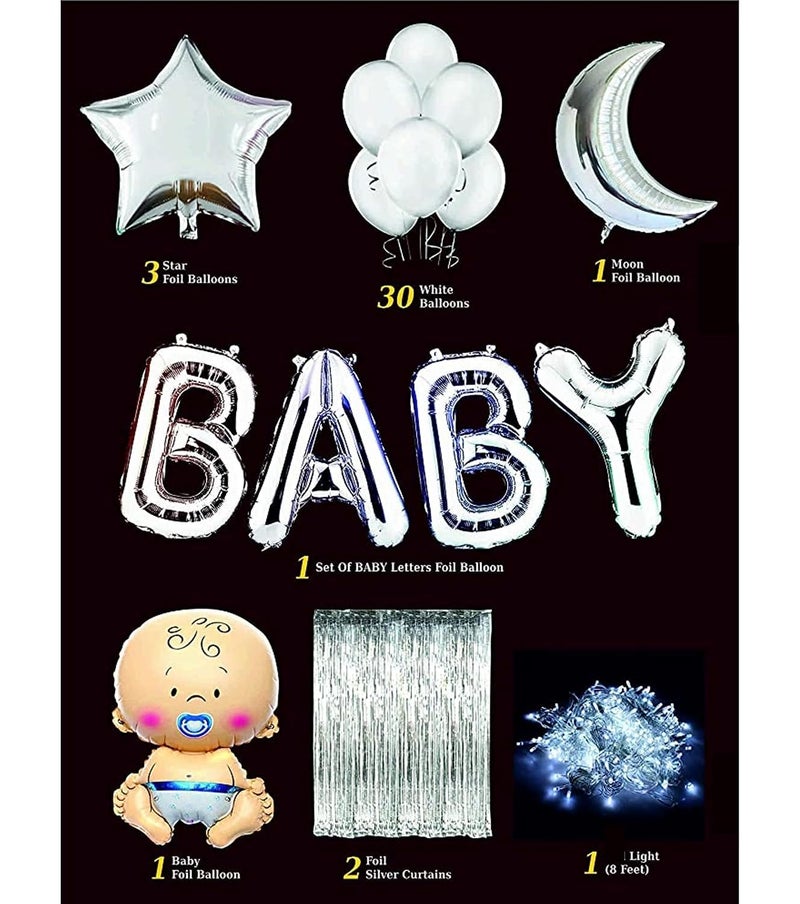 1iAM Baby shower/First birthday/Baby welcoming party/Rice ceremony decoration pack(39 pcs) - Image 2