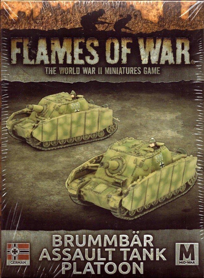 Flames of War: Mid War: German: Brumbar Assault Tank Platoon (GBX128) - Image 2