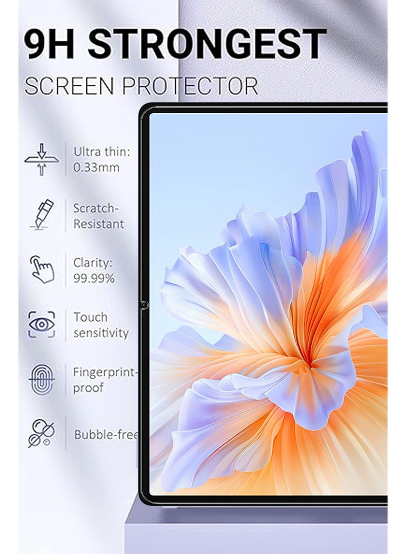 [2 Pcs] For Honor Pad V9 11.5" -  Premium Tempered Glass Anti-Scratch, Smudge Proof Easy Installation Screen Protector Guard - Image 2