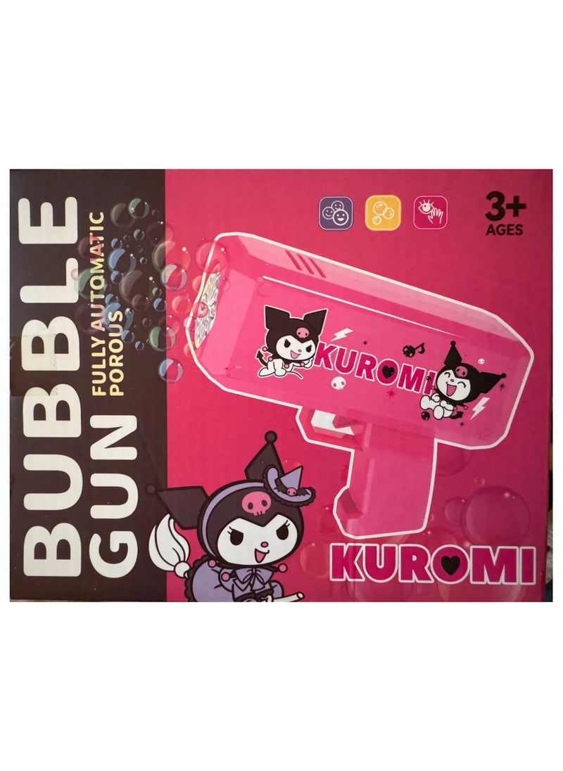 Toy Box Kuromi Automatic Bubble Maker Pink  - Image 1