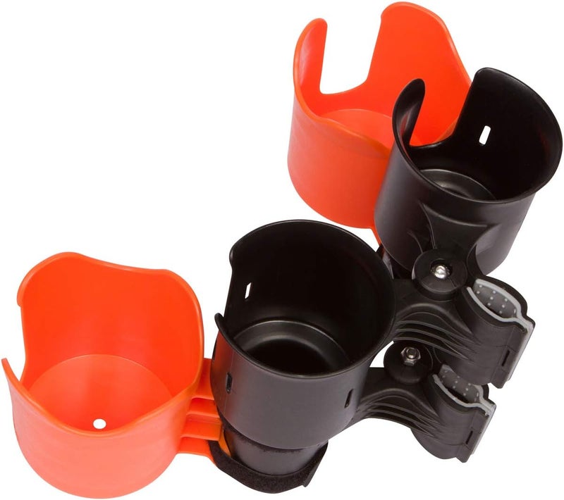 ROBOCUP Plus, (Orange), Add-On Accessory XL Extension Cup Holder, Larger Drink Capacity, Perfect for Boats, Golf Carts, Walkers, Wheelchairs and Work. Made in USA (Includes 1) - Image 4