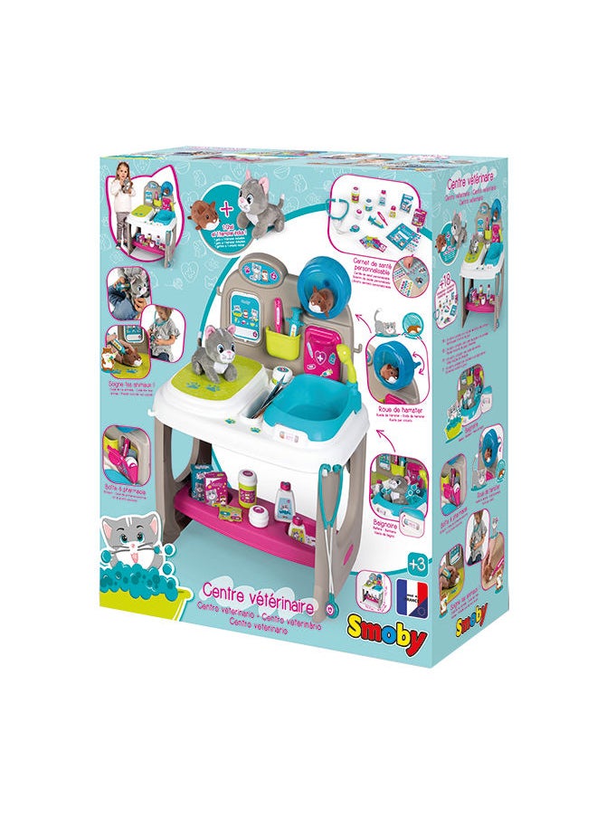 Smoby - Veterinary Center With Cat & Hamster - Image 1