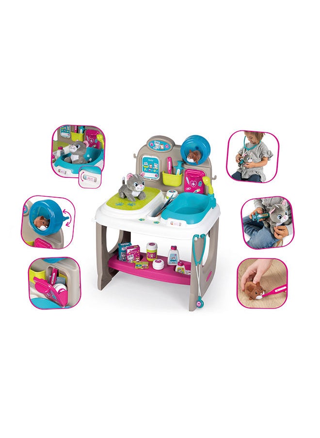 Smoby - Veterinary Center With Cat & Hamster - Image 1