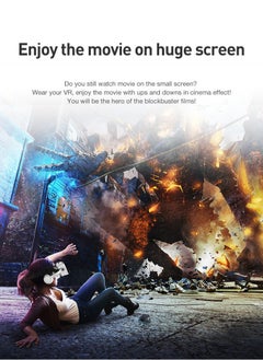 VR SHINECON VR SHINECON Thousand Magic Mirror, VR Glasses, G04BS Bluetooth Headset Version, 3D Virtual Reality Helmet Smartphone + Y1 Joystick  - Image 4