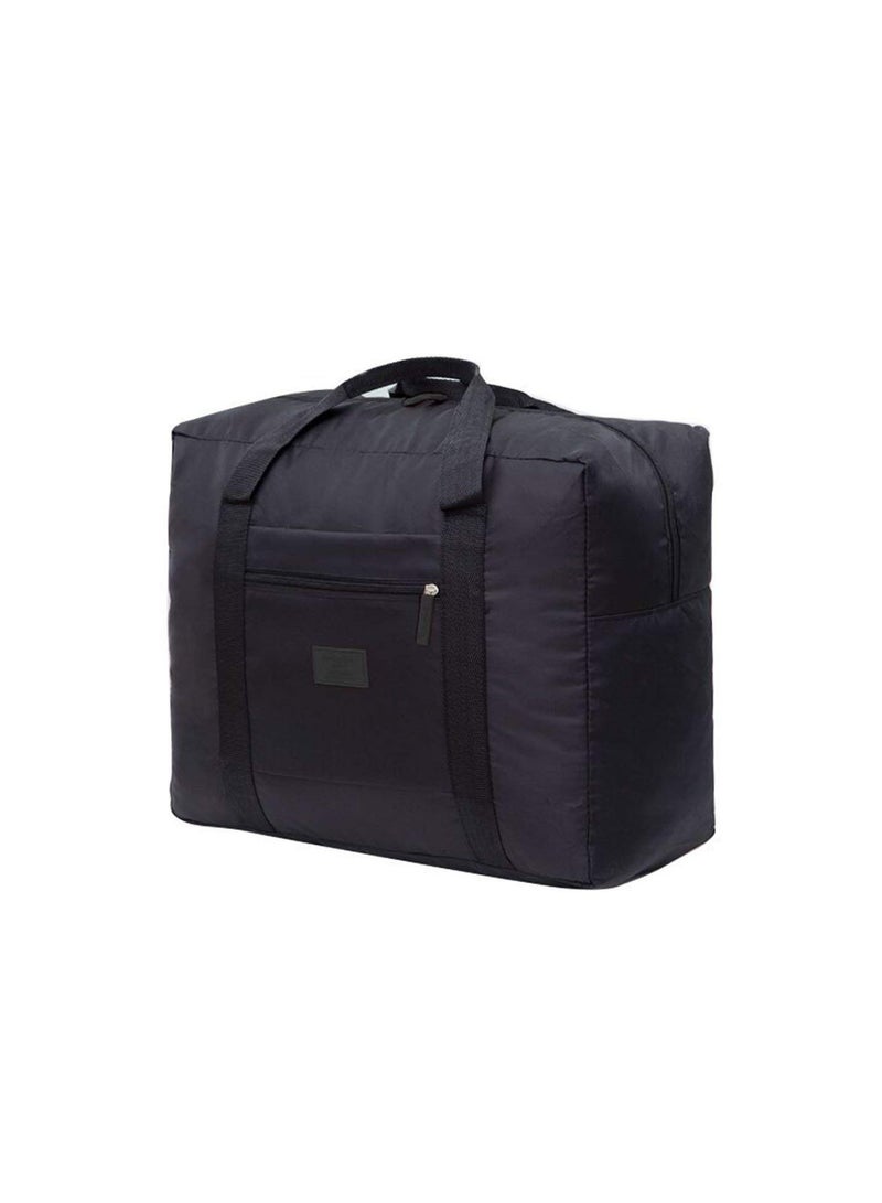 GGOOT Waterproof Travel Storage Bag Home Clothes Clothes Quilt Blanket Storage Bag Travel Luggage Organizer Bag, Black - Image 1