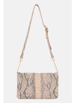 Women Snakeskin Print Cross Body Bag 15 H x 24 L x 4 W cm, Beige - pzsku/Z5645187AB88A224D3D3AZ/45/_/1737642131/8841f94b-4403-4bb9-96a7-30718ccb9850