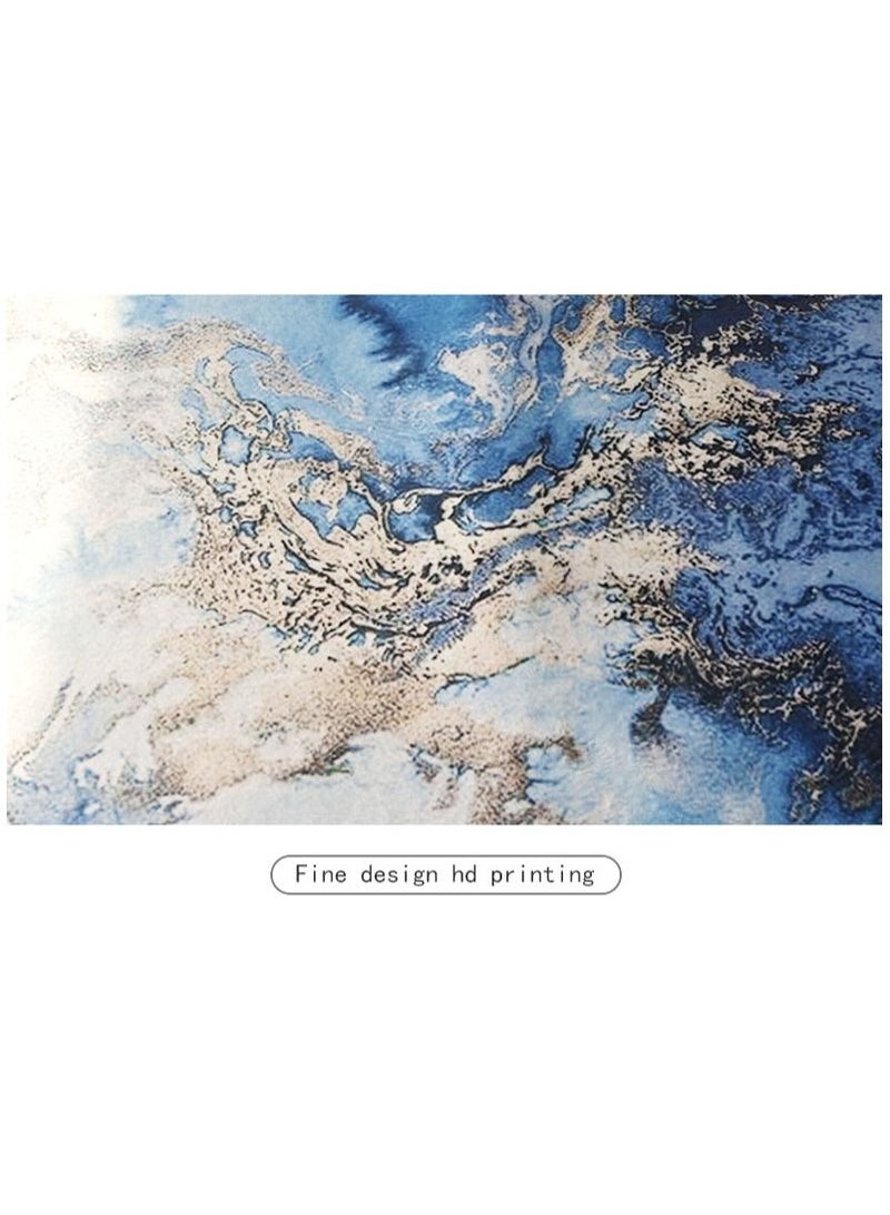 Bluejw Marble Bathroom Rug Set,3 Pieces Bath Mats Set For Bathroom,Vintage Style Non-Slip Washable Cover Floor Rug Decorations For Kitchen Bathroom Bedroom - Image 3