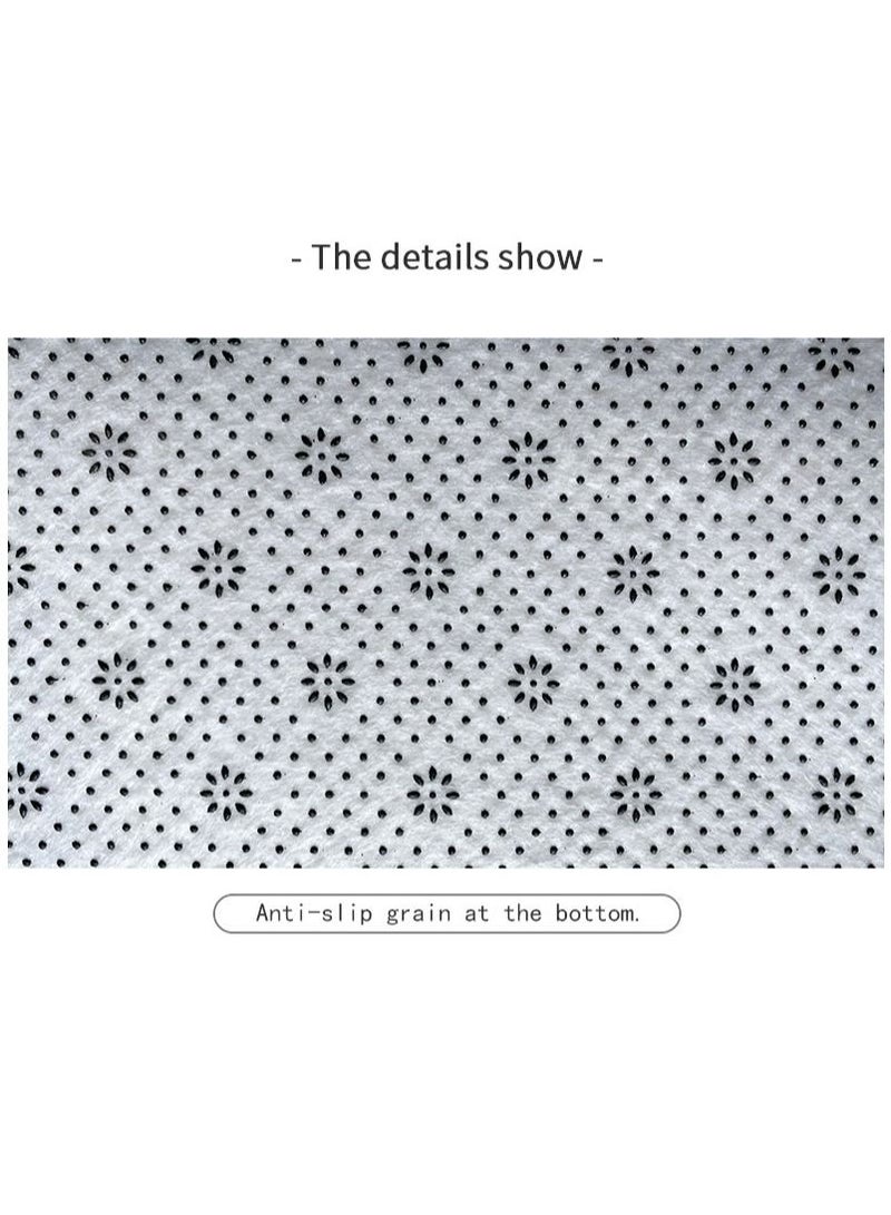 Bluejw Marble Bathroom Rug Set,3 Pieces Bath Mats Set For Bathroom,Vintage Style Non-Slip Washable Cover Floor Rug Decorations For Kitchen Bathroom Bedroom - Image 2