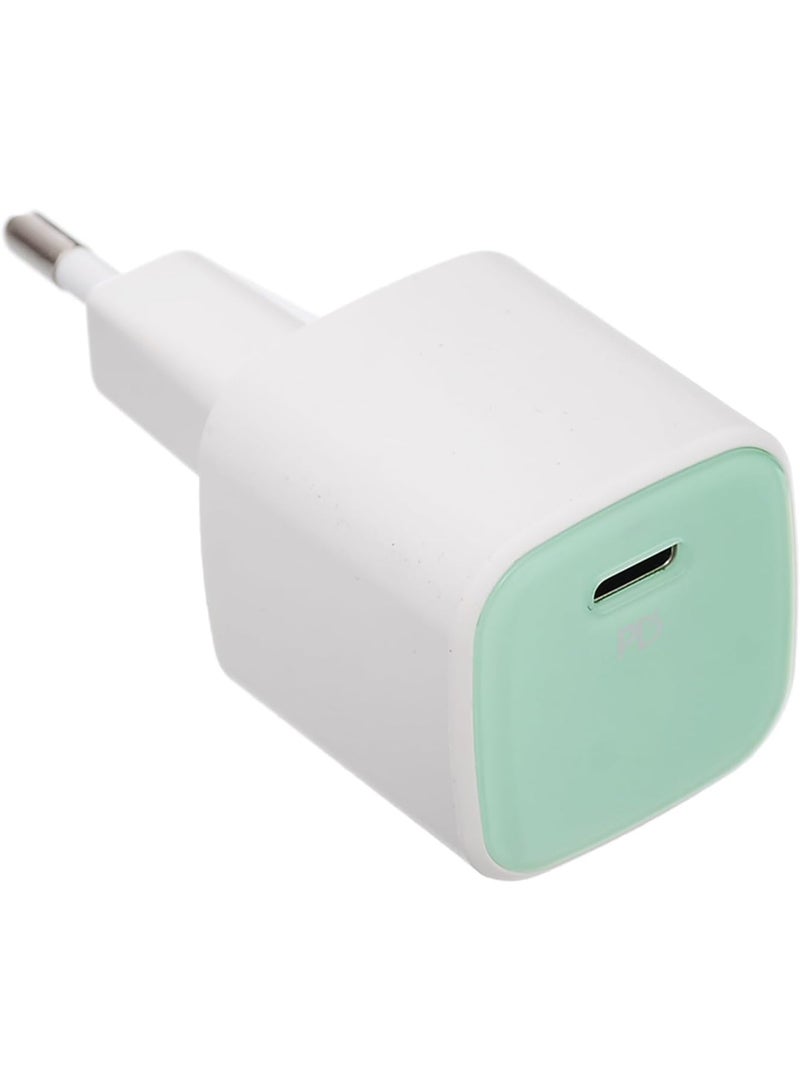 جي باور شاحن سريع G-Power GP-C25 بقوة 20 واط بمنفذ USB-C واحد، متوافق مع أجهزة iPhone 16/14/14 Plus/14 Pro/14 Pro Max/13، وSamsung، وXiaomi، وPixel 4/3، وiPad - أخضر - Image 4