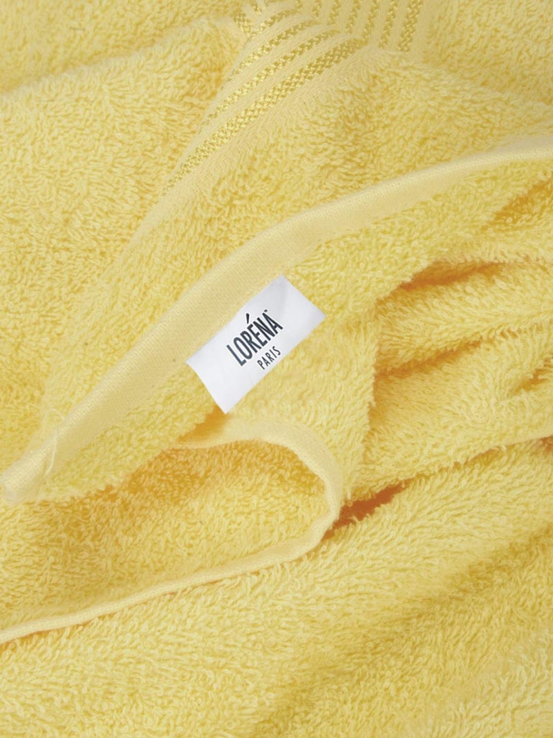 KOPA by Bianca 400 GSM 100% Cotton Soft Terry Towel l 2pc Bath Towel l Towel for Bath l Cotton Bath Towel l D`Ross l Yellow-Taupe - Image 2