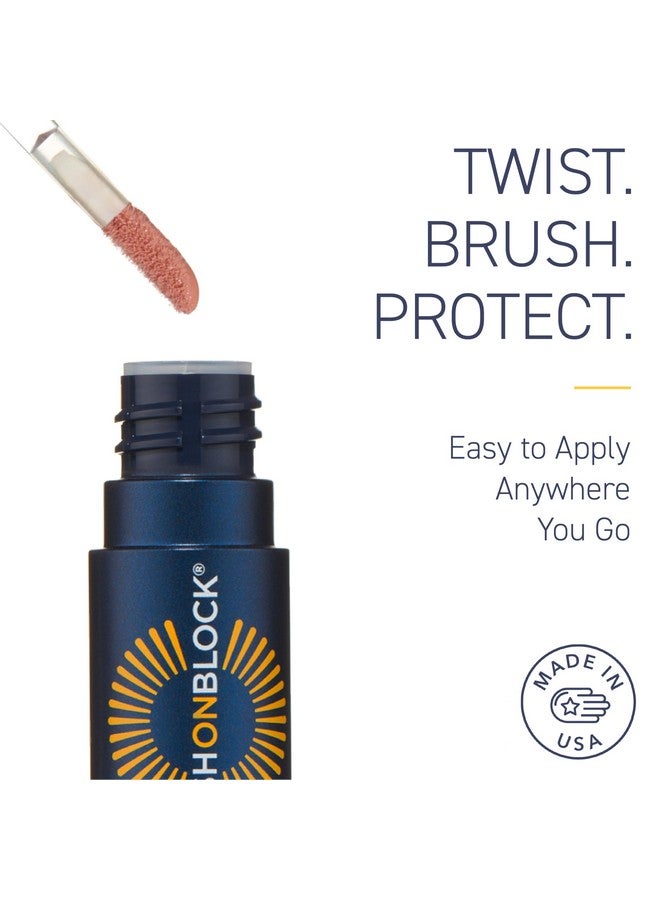 Brush On Block Sun Shine Protective Lip Oil 3 Color Variety Pack, Broad Protection Hydrating SPF 30 Mineral Sunscreen, Nude Tint, Coral, and Fig - Image 4