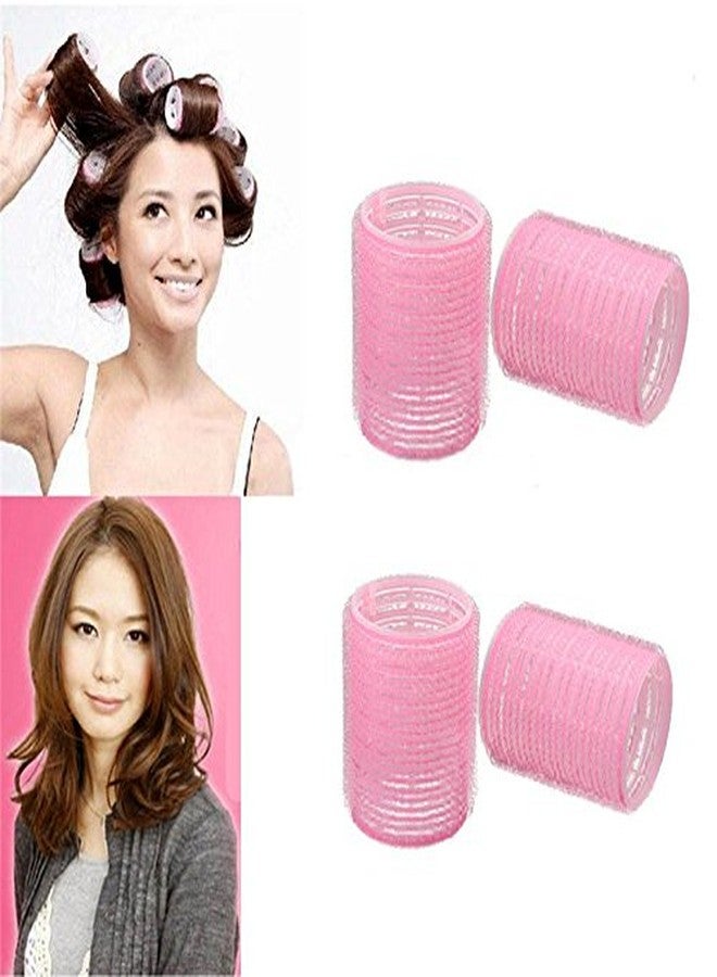 Artifice 6pcs set Hair Rollers For Hair Curling | Self Grip Holding Rollers | Rollers for Hair Hair Rollers for Small Hairs| 6 Large Small Curlers Plastic Core Hair Rollers - Image 5