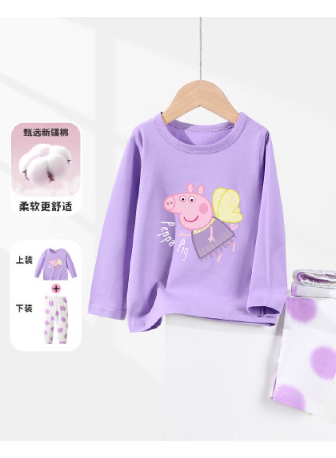 peppa Pig Spring Girls' High-elasticity Soft Underwear Set, Cute Toddler Outfit - Image 1