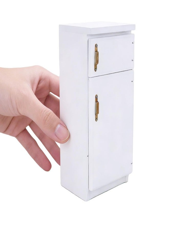 CHAMBERY 1:12 Scale Miniature Fridge Refrigerator Dollhouse Kitchen Furniture Accessories - Image 2