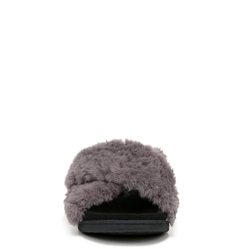 Vionic Women's Relax Ii Slides Charcoal Grey Fabric 7 Medium - Image 4