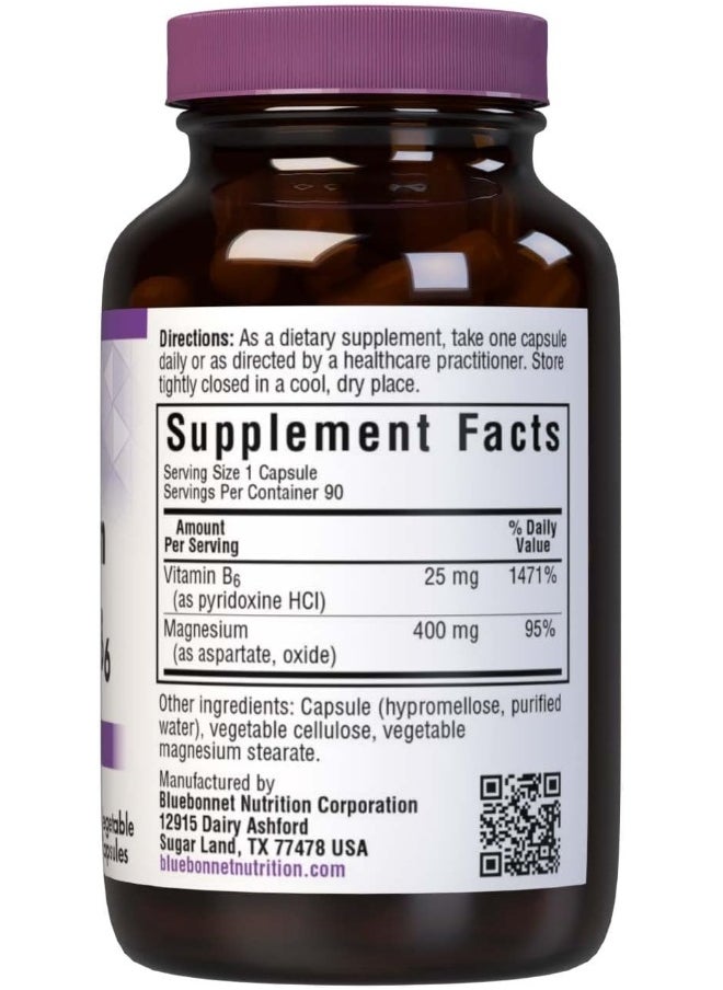 Bluebonnet Nutrition - Bluebonnet Nutrition Magnesium Plus B-6, 317 G - Image 1