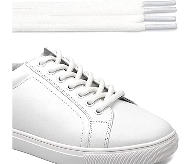 LIVECOOL 4 قطع حذاء رياضي / حذاء مسطح أربطة حذاء رياضي للأحذية الرياضية / أحذية الجري أربطة حذاء دائرية بيضاوية / مسطحة / حذاء رياضي - Image 2