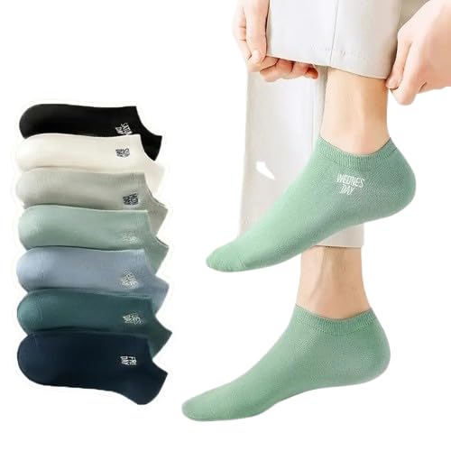 JABA'S Ankle Length Socks for Men & Women - Moisture-Wicking, Odor-Free, Breathable Cotton, Cushioned Half Terry Combo - Ideal for Sports, Gym & Formal Wear - Multicolor, Free Size (Pack of 7) - Image 3