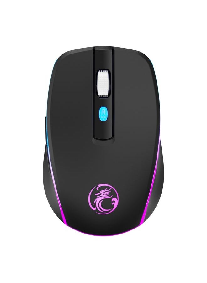 BURAQ iMICE G903 2.4G Single Mode 6-key Silent Wireless Gaming Mouse(Black)  - Image 1