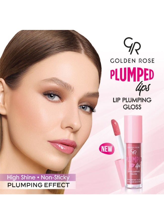 Golden Rose Plumped Lips Lip Plumping Gloss 204 Beige - Image 4