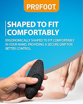 Profoot 360 Foot File Foot File Ideal for Calluses Ergonomic Unique Design Removes Hard Skin and Calluses Gentle Remover Leaving Feet Smooth - Image 5