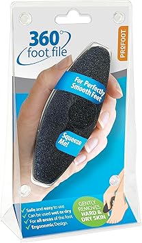 Profoot 360 Foot File Foot File Ideal for Calluses Ergonomic Unique Design Removes Hard Skin and Calluses Gentle Remover Leaving Feet Smooth - Image 1