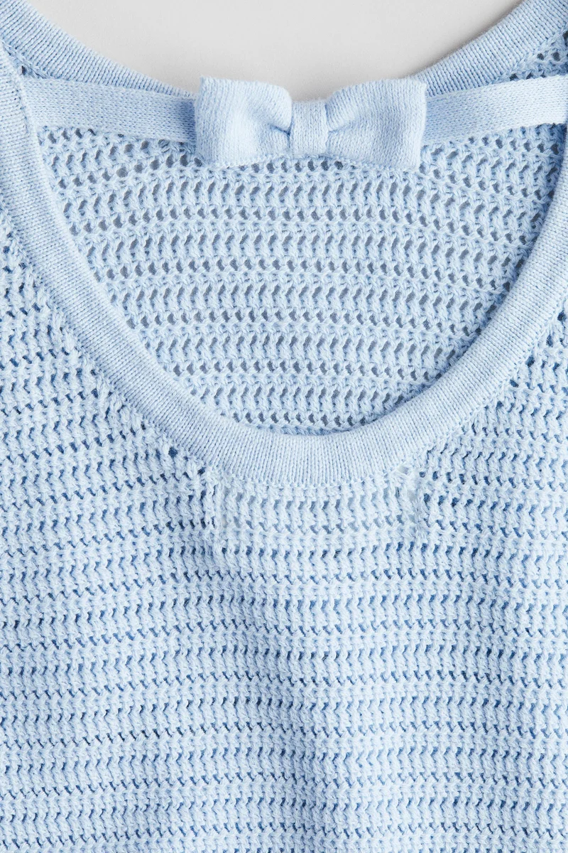 H&M Crochet-look cotton dress