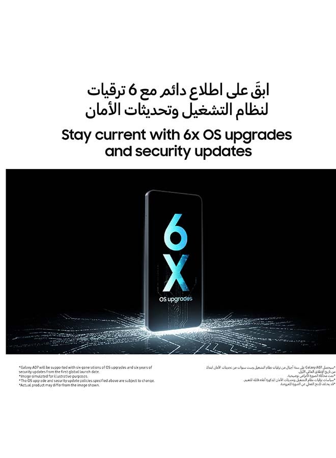 Galaxy A07 Dual SIM Black 4GB 64GB 4G - Middle East Version image 8