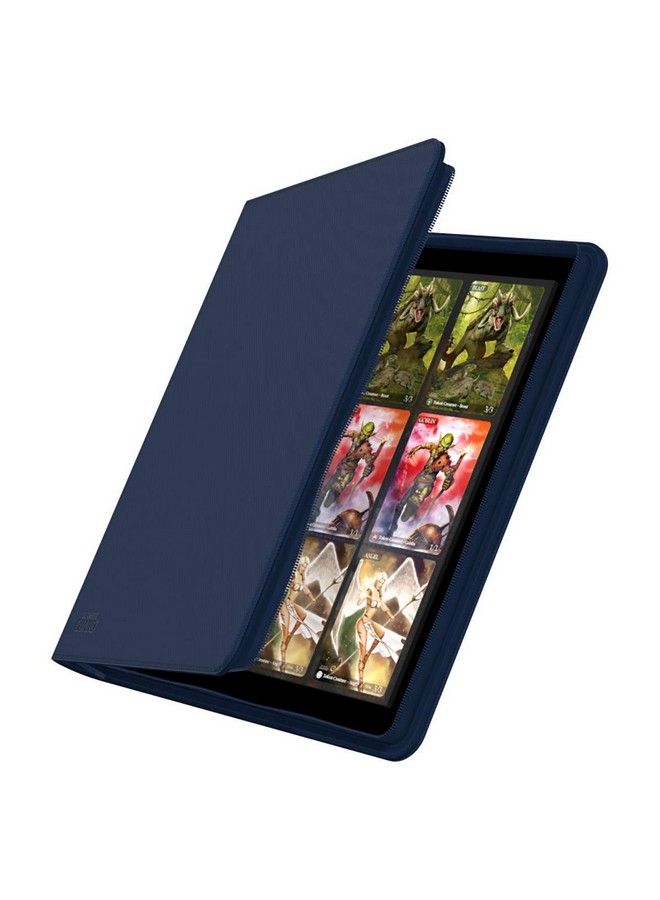 Ultimate Guard Zipfolio 480 24 Pocket Xenoskin (Quadrow) Blue  - Image 3