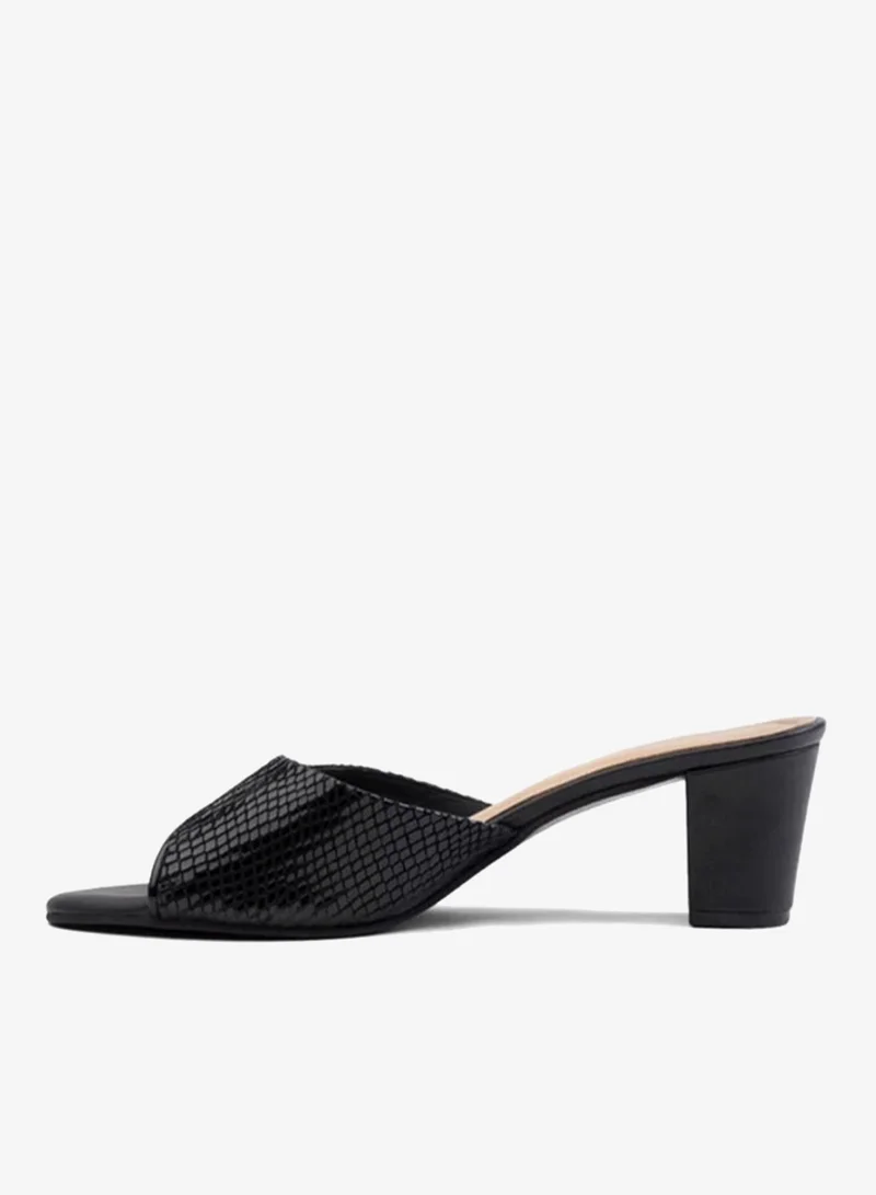 Language Black Women's Fresco Heel for Women | Best Price UAE