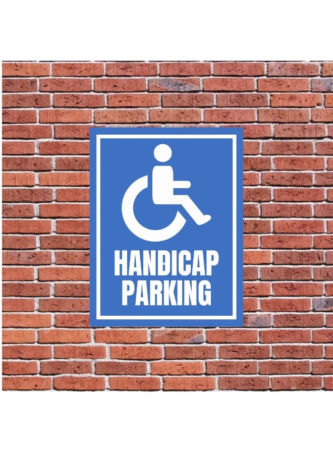Handicap Parking Sticker with Foam Board – A4 Size - Image 3