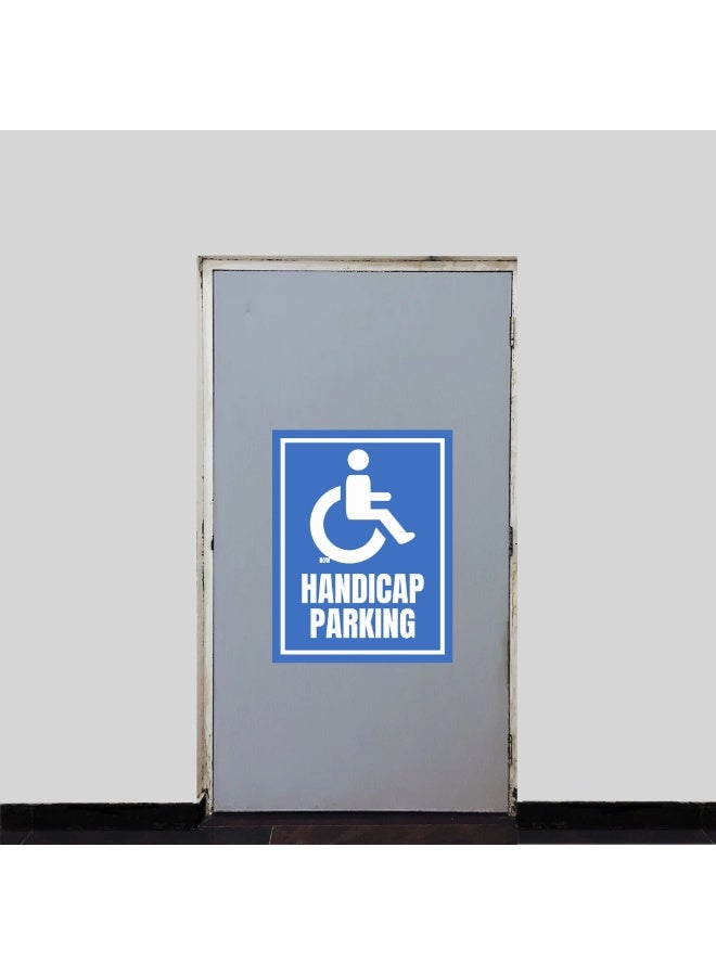 Handicap Parking Sticker with Foam Board – A4 Size - Image 2