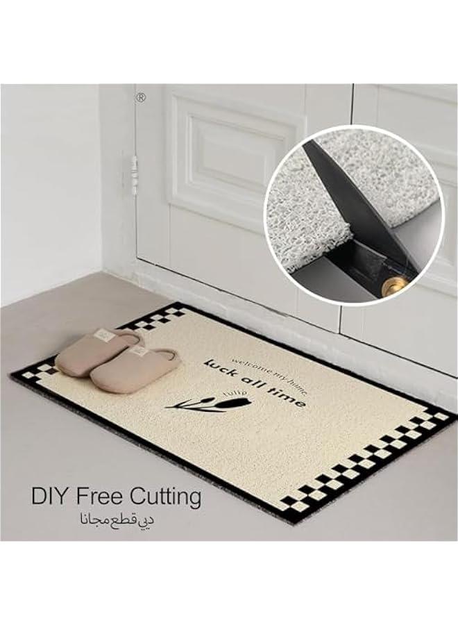 هوكور LukRosey Indoor Door Mat, Resist Dirt and Absorbent Entrance Mat, Anti-Slip, Low Profile Inside Floor Mat Doormat for Home Entrance, Garage and Garden Entrance（60 * 90cm） (Style-2) - Image 3
