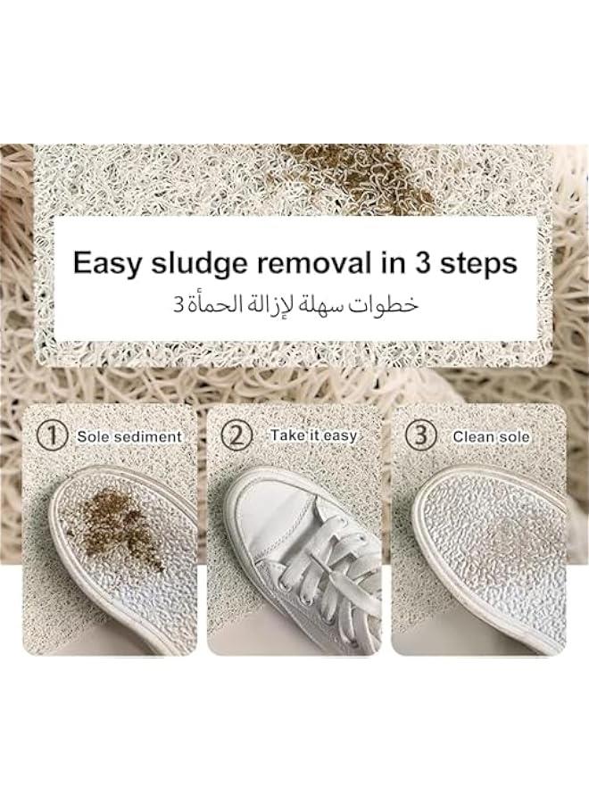 هوكور LukRosey Indoor Door Mat, Resist Dirt and Absorbent Entrance Mat, Anti-Slip, Low Profile Inside Floor Mat Doormat for Home Entrance, Garage and Garden Entrance（60 * 90cm） (Style-2) - Image 4