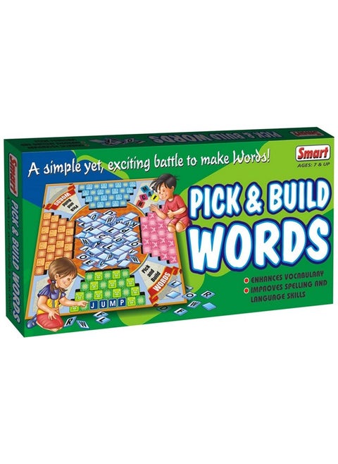 Smart Pick and Build Words, Non-Wooden Puzzles for Kids, Multi