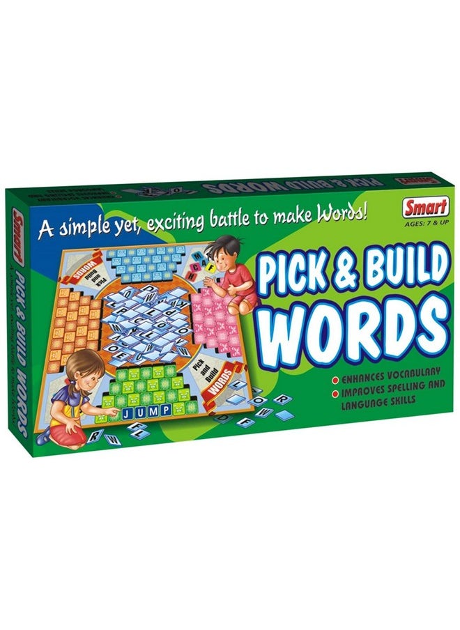 Smart - Smart Pick and Build Words, Non-Wooden Puzzles for Kids, Multi - Image 1