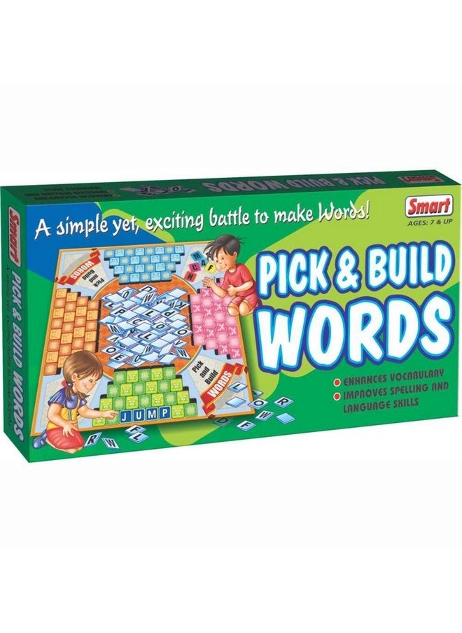 Smart - Smart Pick and Build Words, Non-Wooden Puzzles for Kids, Multi - Image 1