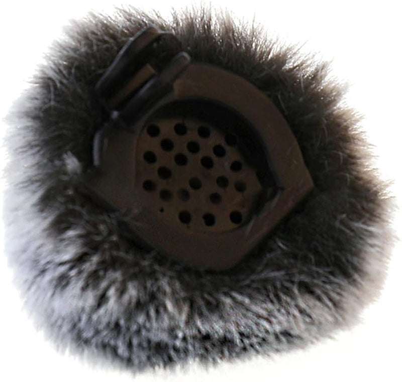 2Pcs Lavalier Microphone Windscreen Cover Set Artificial Fur Windshield Sleeve - Image 2