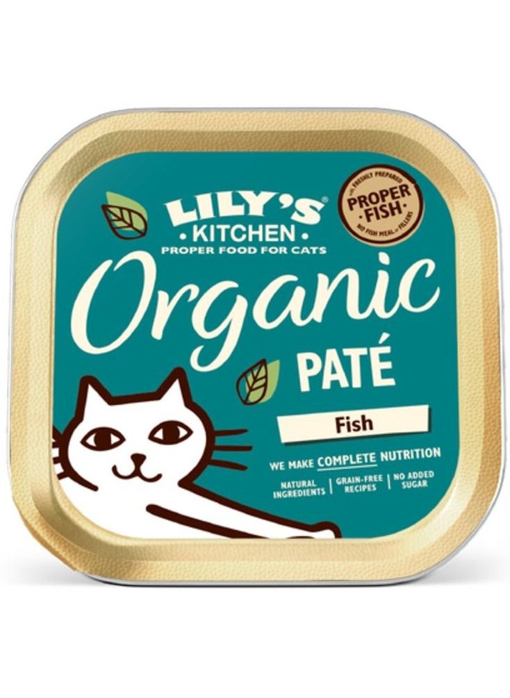 Lily's Kitchen - طعام سمك عضوي رطب للقطط البالغة 85 جرام - Image 1