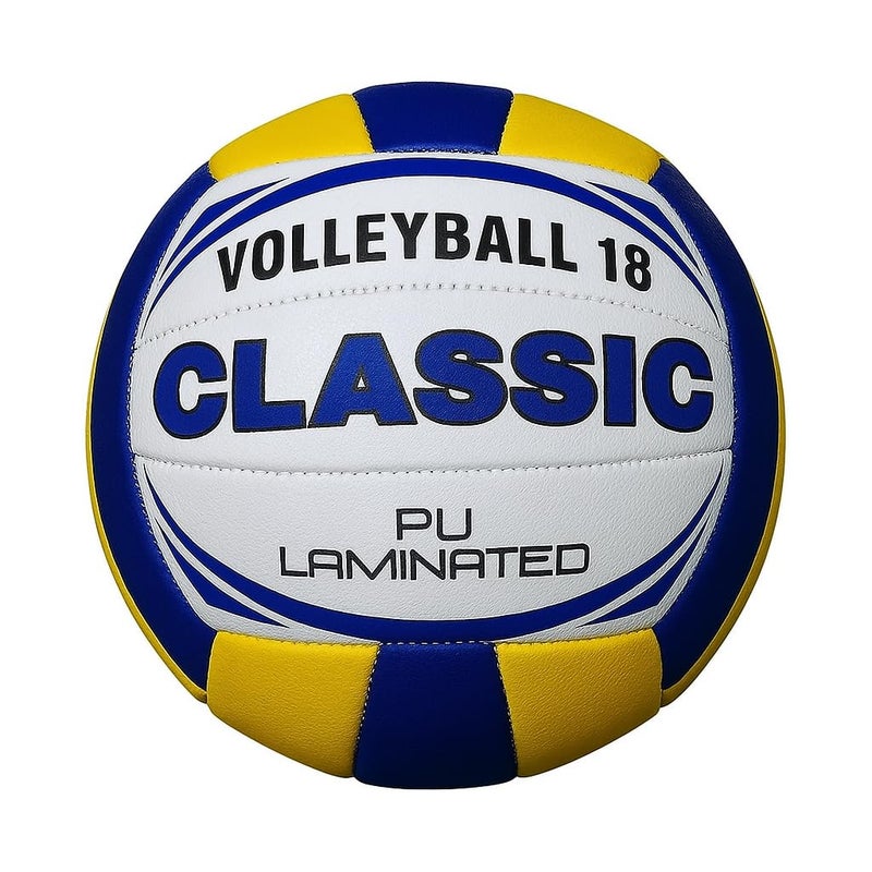 MOSVOLD Tough PU Volleyball with Pump | Official Size 5 | Waterproof Soft Grip | Durable Machine Stitched 18-Panel | Indoor Outdoor Beach Court Pool Game Ball for Training, Match, Adults & Kids - Image 4