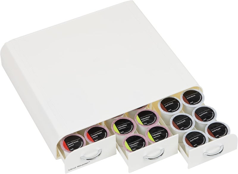 Mind Reader 'Anchor' Triple Drawer K-Cup Coffee Pod Holder - White - Image 1