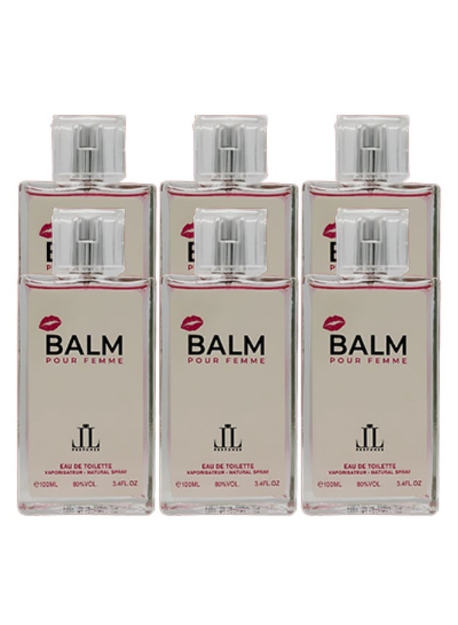 بالم 6 قطع عطر بالم للنساء 100 مل - Image 1