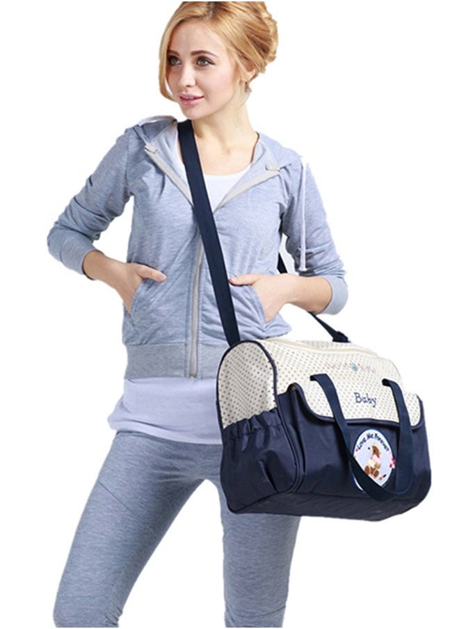 Generic - Large Capacity Diaper Bag Outing Babycare Bag Portable Shoulder Mommy Bag With Adjustable Padded - Image 1