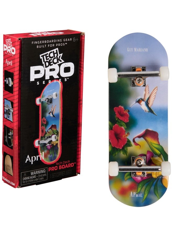 Tech Deck تكنيك ديك، لوحة أصابع سلسلة أبريل الاحترافية مع عرض تخزين، مصممة للمحترفين؛ سكيت بوردات مصغرة أصلية، ألعاب أطفال للأعمار من 6 سنوات وما فوق - Image 1