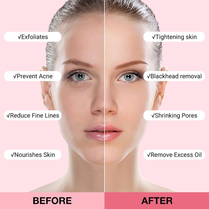 FeiCuiYun Clay Mask For Face Skincare, Blackhead Remover Face Mask with Strawberry Extract, Deep Pore Cleansing, Moisturizing, Skincare Facial Mask for Refining Pores and Controlling Oil, 40g/1.35oz - Image 4