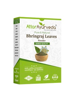 ATTAR AYURVEDA Attar Ayurveda Natural False Daisy/Bhringraj/Bhringrajasava/Bringaraja Powder for Hair Loss & Promotes Hair Growth No Preservative and Chemicals 3.5 Oz 