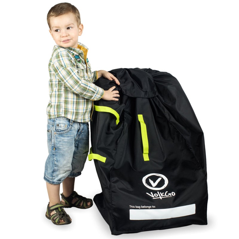 V VOLKGO Car Seat Travel Bag For Airplane Durable and Gate Check Bag Easy Carry Car Seat Bags for Air Travel Carseat Travel Cover, Carseat Travel Bag, Car Seat Cover for Airplane Travel - Image 1