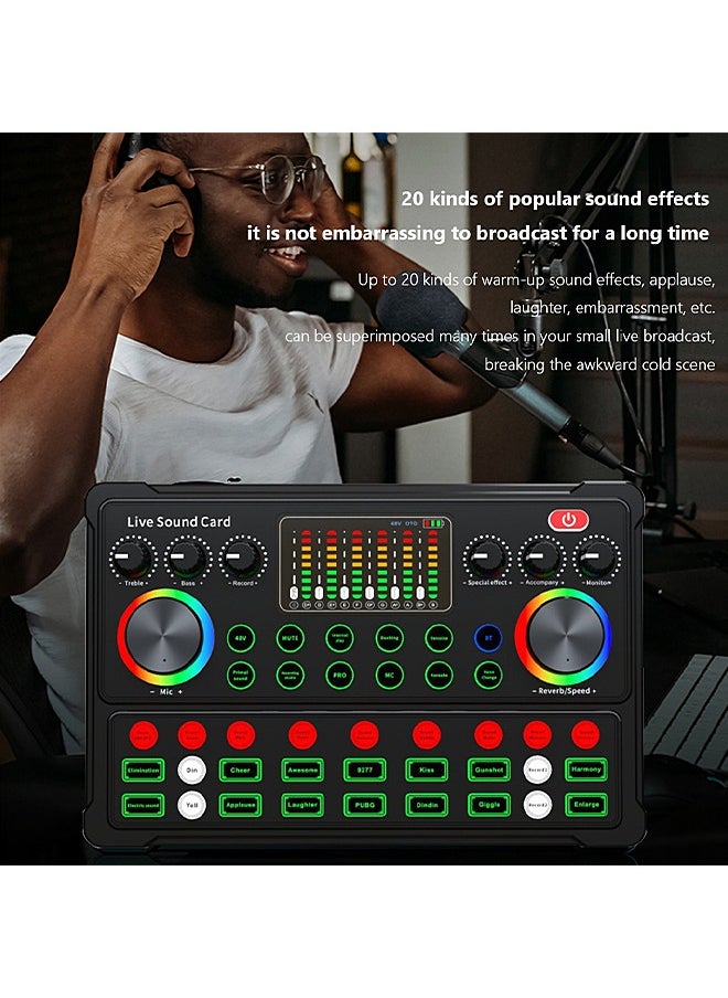 Mi VAZA - M3Podcast Microphone Sound Card - DJ Mixer - Live Sound Card for Streaming - Audio Mixer for Streaming, Gaming, Recording, Singing, Tiktok, YouTube, PC, Computer - Image 1
