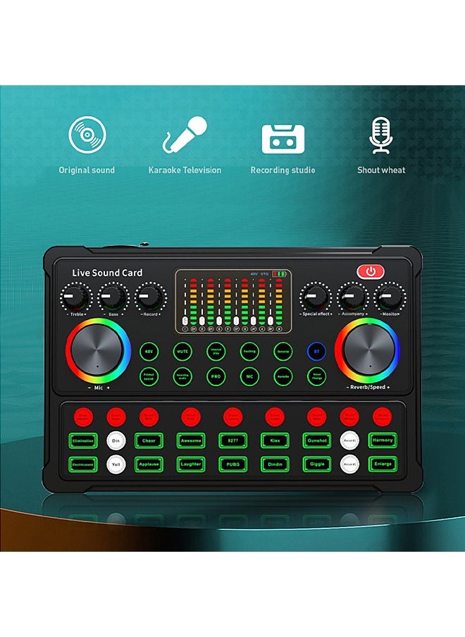 Mi VAZA - M3Podcast Microphone Sound Card - DJ Mixer - Live Sound Card for Streaming - Audio Mixer for Streaming, Gaming, Recording, Singing, Tiktok, YouTube, PC, Computer - Image 1